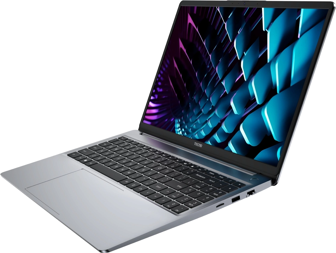 Ноутбук Tecno MegaBook K16SDA Ryzen 5 7430U 16Gb SSD512Gb AMD Radeon Graphics 16" IPS WUXGA (1920x1200) Windows 11 Home grey WiFi BT Cam 6060mAh (71003300341)
