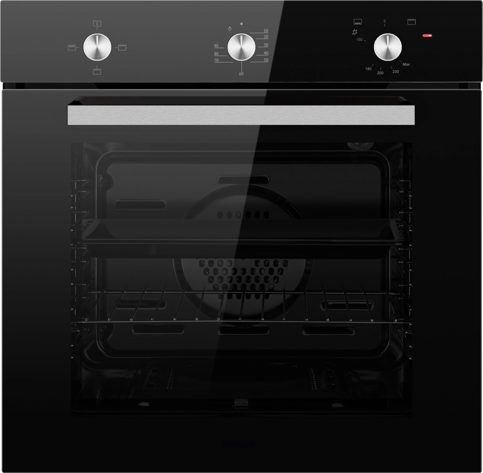 Духовой шкаф Газовый Weissgauff WGO 706 черное стекло Духовой шкаф Газовый Weissgauff WGO 706 черное стекло