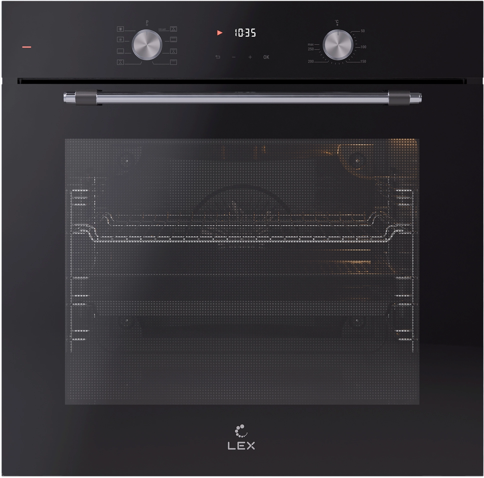 Духовой шкаф Электрический Lex EDP 680 BL MAX черный Духовой шкаф Электрический Lex EDP 680 BL MAX черный