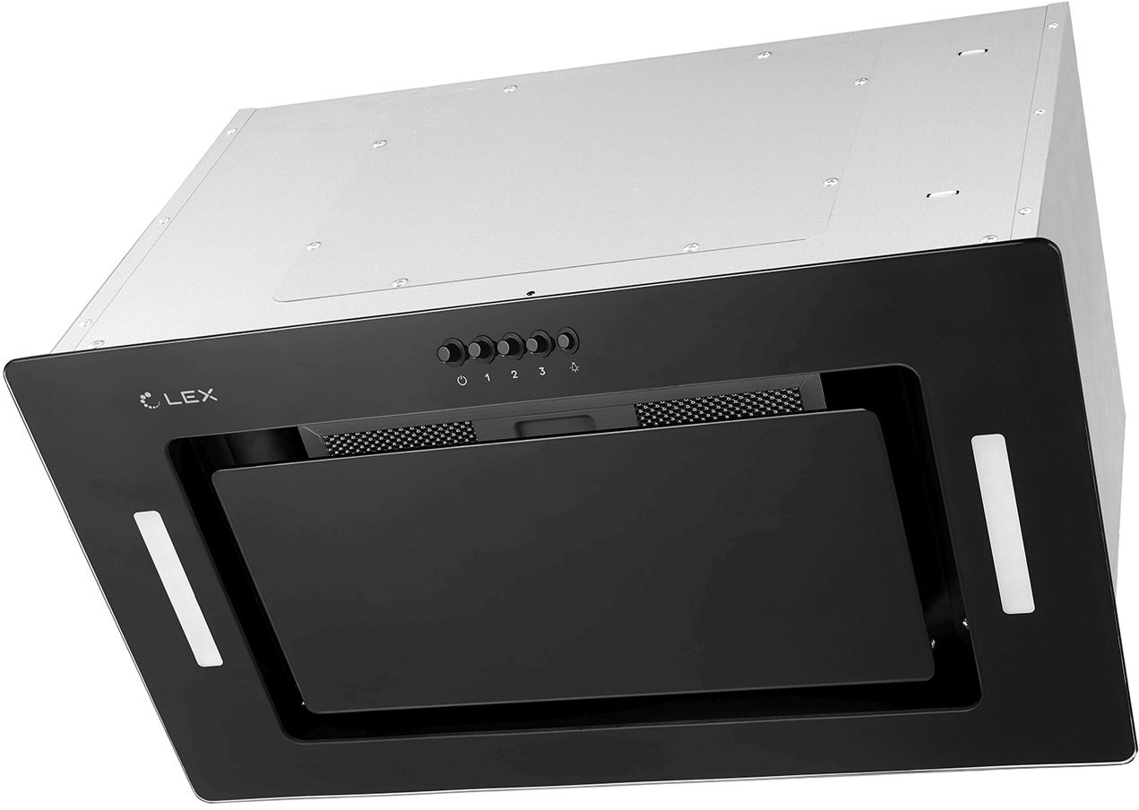 Вытяжка встраиваемая Lex GS Bloc G 600 BL черный управление: кнопочное (1 мотор) Вытяжка встраиваемая Lex GS Bloc G 600 BL черный управление: кнопочное (1 мотор)