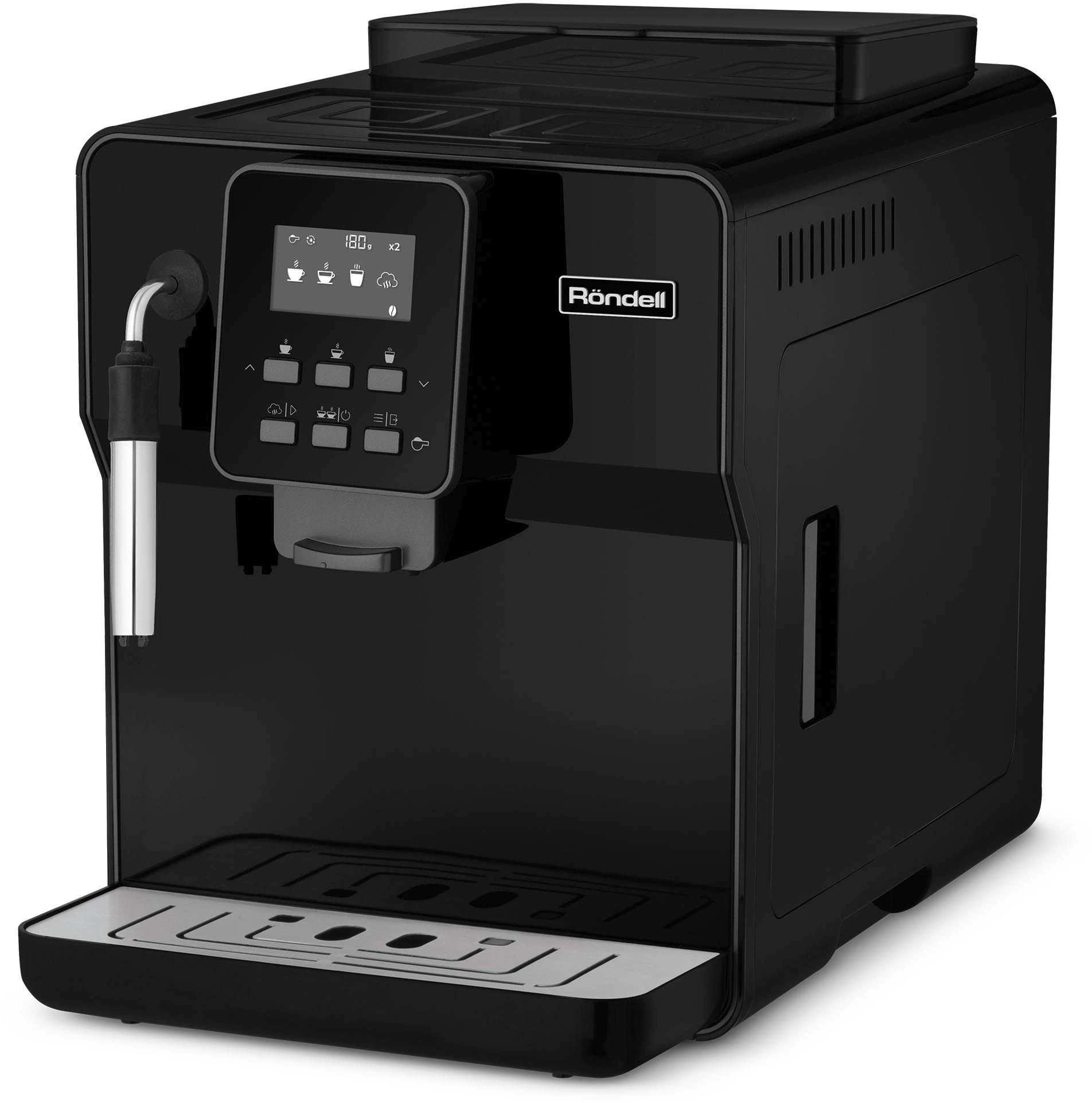 Кофемашина Rondell RDE-1109 1350Вт черный/серебристый Кофемашина Rondell RDE-1109 1350Вт черный/серебристый