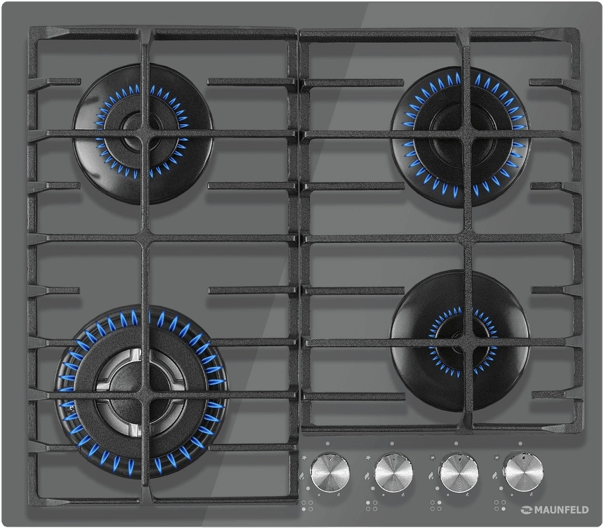 Газовая варочная поверхность Maunfeld EGHG.64.63CDGR/G графит