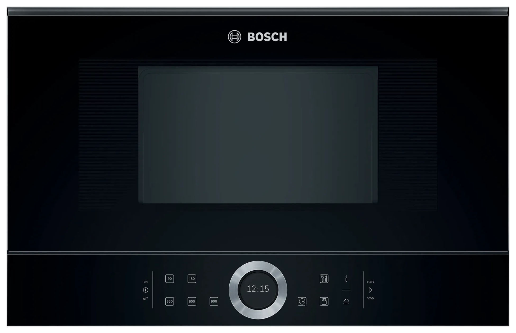 Микроволновая печь Bosch BFL634GB1 21л. 900Вт черный (встраиваемая) Микроволновая печь Bosch BFL634GB1 21л. 900Вт черный (встраиваемая)