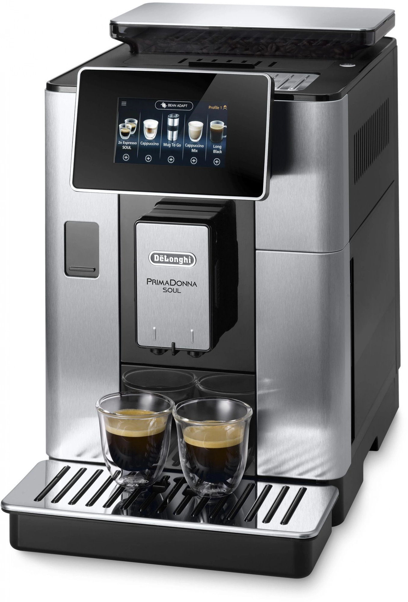 Кофемашина Delonghi ECAM610.75.MB 1450Вт черный/серебристый Кофемашина Delonghi ECAM610.75.MB 1450Вт черный/серебристый