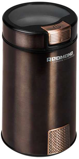 Кофемолка Redmond RCG-CBM1604 280Вт сист.помол.:ротац.нож вместим.:50гр серый Кофемолка Redmond RCG-CBM1604 280Вт сист.помол.:ротац.нож вместим.:50гр серый