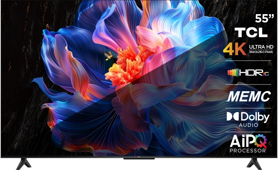 Телевизор LED TCL 55" 55P6K черный 4K Ultra HD 60Hz DVB-T DVB-T2 DVB-C DVB-S DVB-S2 USB WiFi Smart TV (RUS)