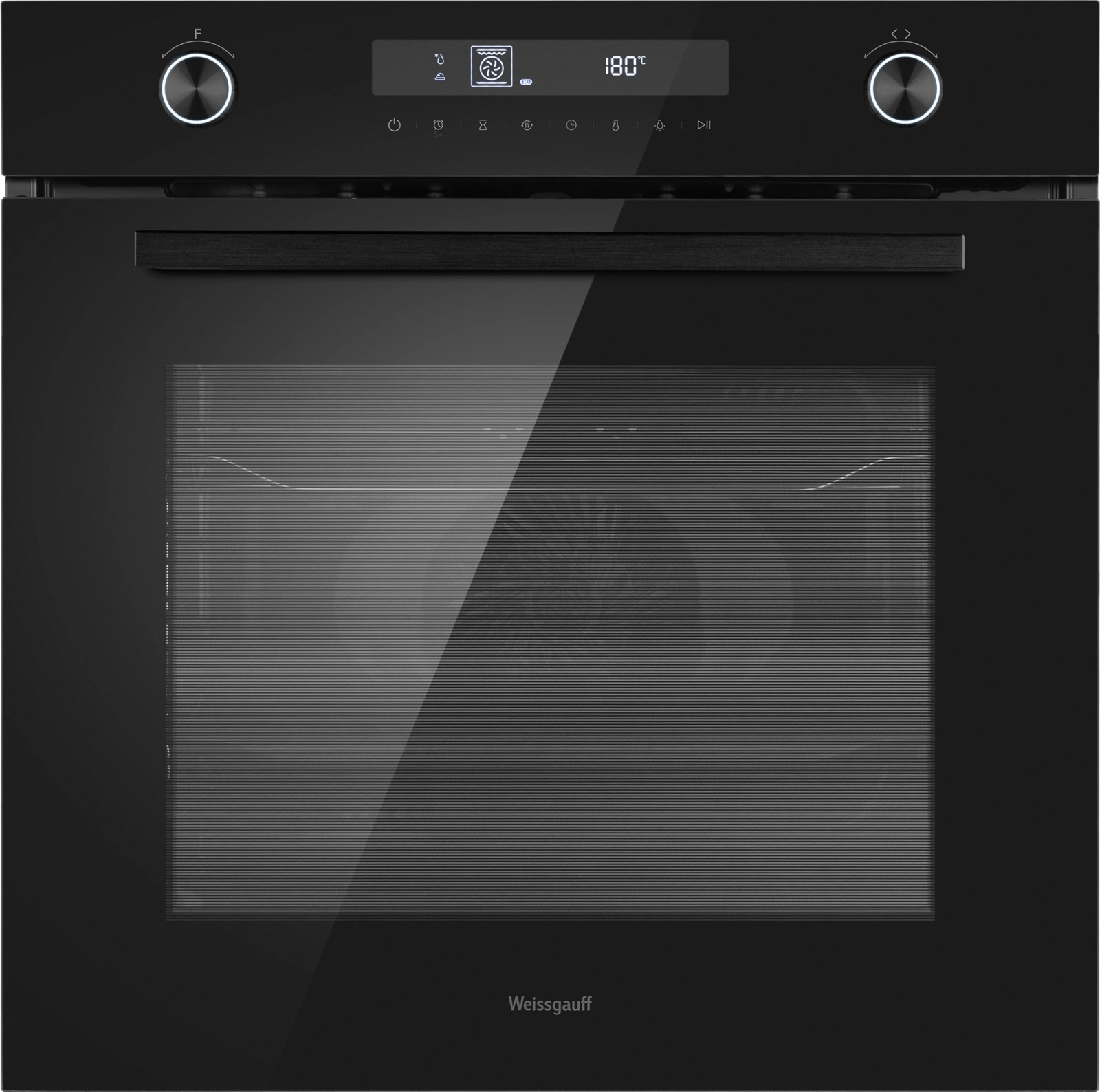 Духовой шкаф Электрический Weissgauff EOM 741 PDB Black Edition черный