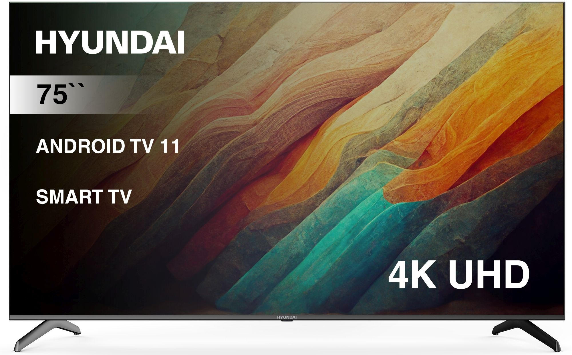 Телевизор LED Hyundai 75" H-LED75BU7006 Android TV Frameless черный 4K Ultra HD 60Hz DVB-T DVB-T2 DVB-C DVB-S DVB-S2 USB WiFi Smart TV Телевизор LED Hyundai 75" H-LED75BU7006 Android TV Frameless черный 4K Ultra HD 60Hz DVB-T DVB-T2 DVB-C DVB-S DVB-S2 USB WiFi Smart TV