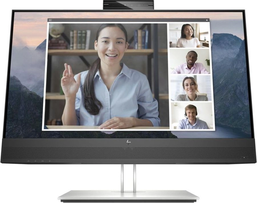 Монитор HP 23.8" E24mv G4 Conferencing черный IPS 16:9 HDMI M/M Cam HAS Piv 1000:1 250cd 178гр/178гр 1920x1080 60Hz VGA DP FHD USB 6.5кг Монитор HP 23.8" E24mv G4 Conferencing черный IPS 16:9 HDMI M/M Cam HAS Piv 1000:1 250cd 178гр/178гр 1920x1080 60Hz VGA DP FHD USB 6.5кг