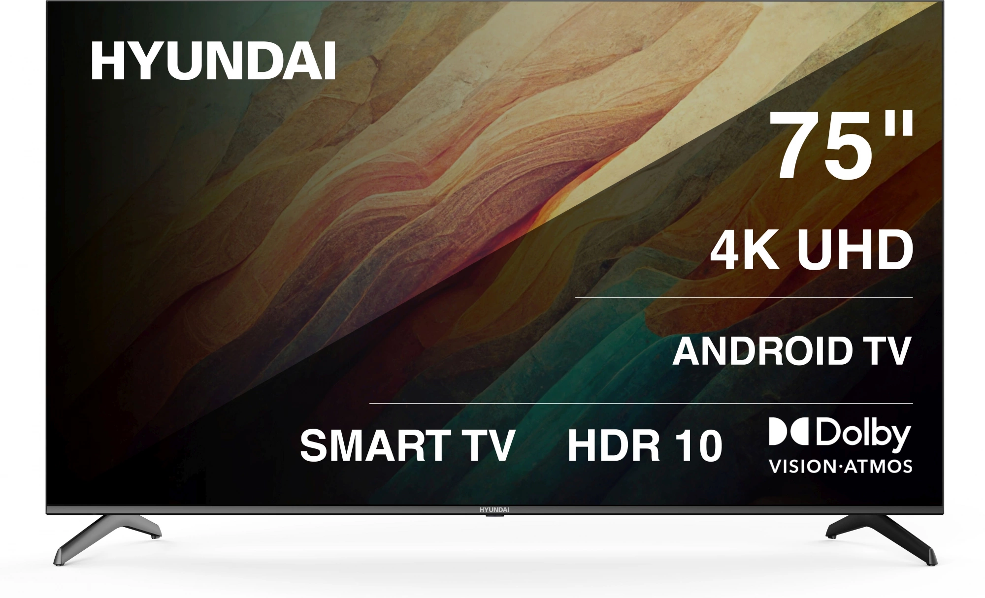 Телевизор LED Hyundai 75" H-LED75BU7009 Android TV Frameless черный 4K Ultra HD 60Hz DVB-T DVB-T2 DVB-C DVB-S DVB-S2 USB WiFi Smart TV Телевизор LED Hyundai 75" H-LED75BU7009 Android TV Frameless черный 4K Ultra HD 60Hz DVB-T DVB-T2 DVB-C DVB-S DVB-S2 USB WiFi Smart TV