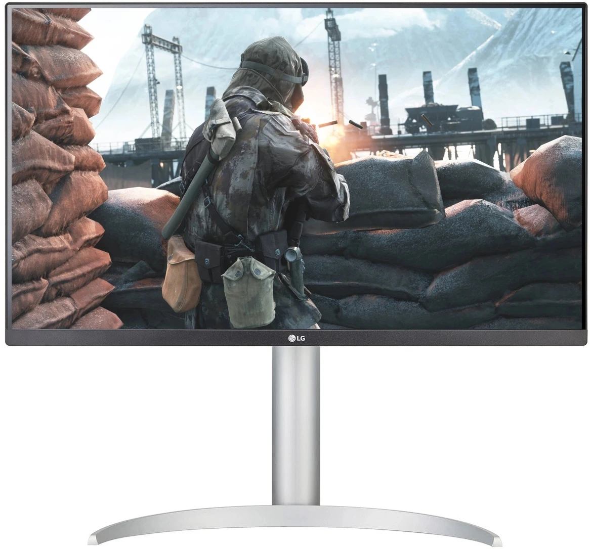 Монитор LG 27" UltraFine 27UP650K-W белый IPS LED 5ms 16:9 HDMI матовая HAS Piv 1200:1 400cd 178гр/178гр 3840x2160 60Hz DP 4K 5.9кг