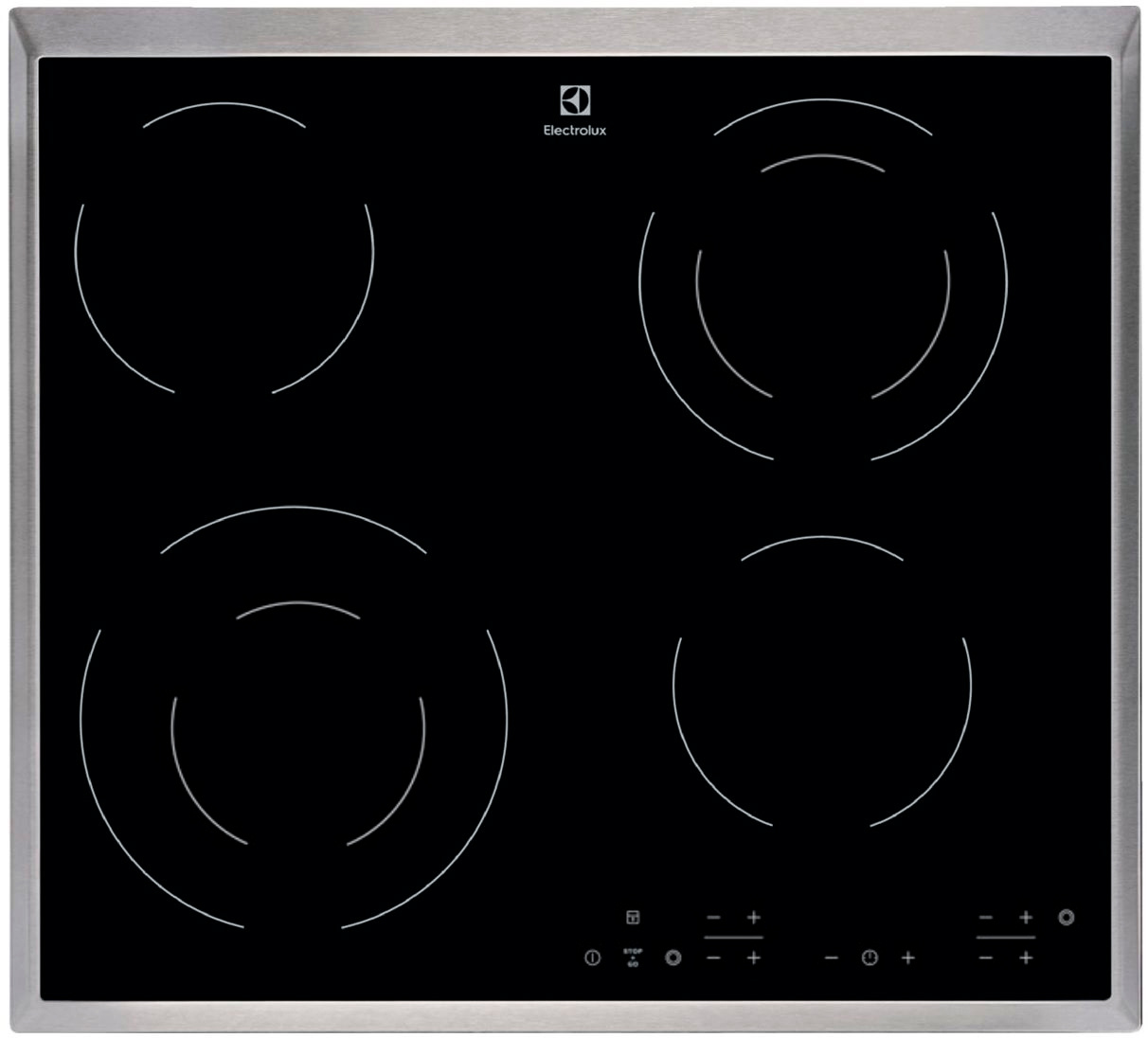Варочная поверхность Electrolux EHF6342XOK черный Варочная поверхность Electrolux EHF6342XOK черный