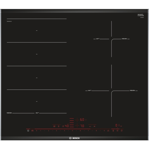 Индукционная варочная поверхность Bosch PXE675DC1E черный Индукционная варочная поверхность Bosch PXE675DC1E черный