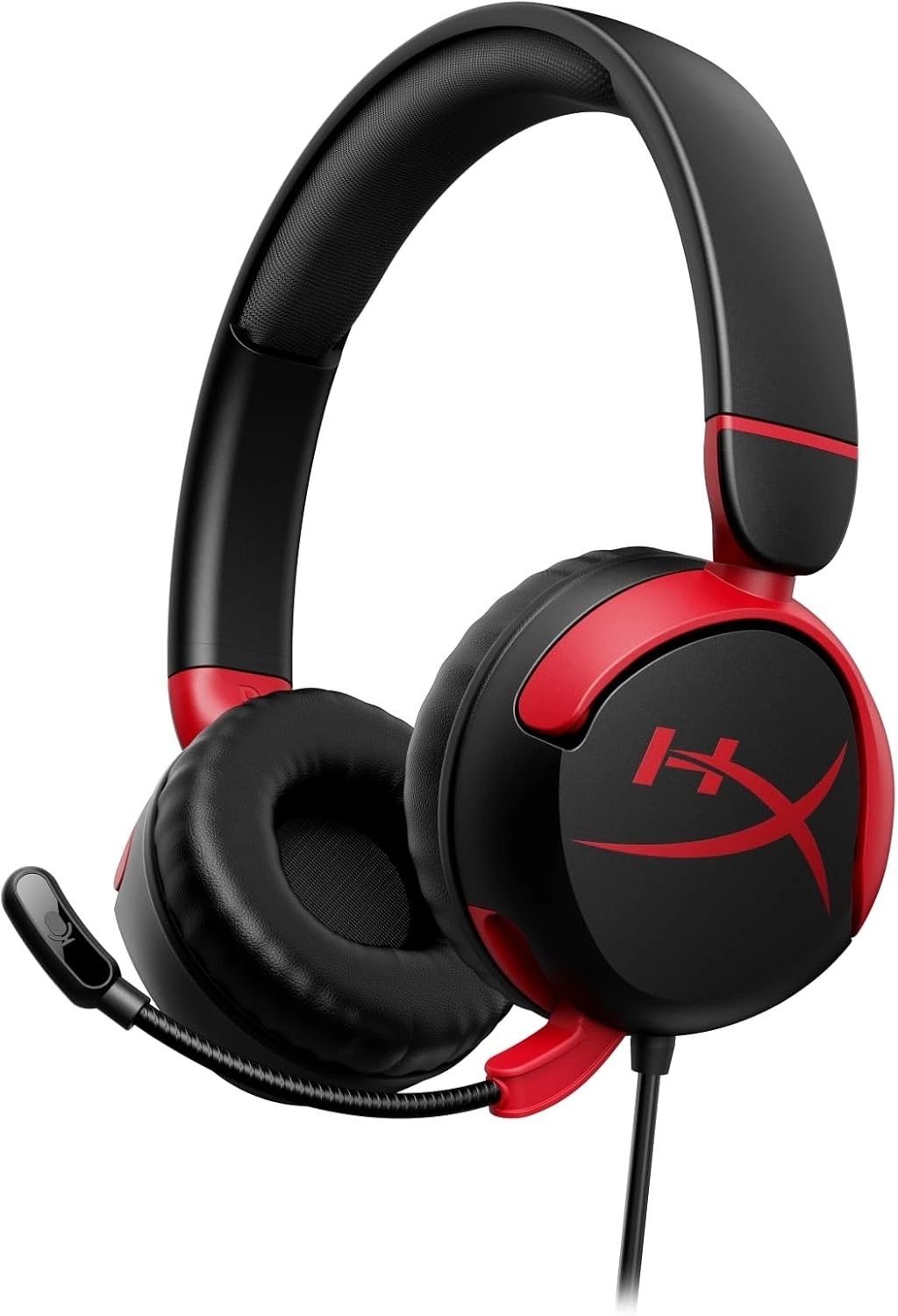 Наушники с микрофоном HyperX Cloud Mini черный/красный накладные оголовье (7G8F4AA) Наушники с микрофоном HyperX Cloud Mini черный/красный накладные оголовье (7G8F4AA)