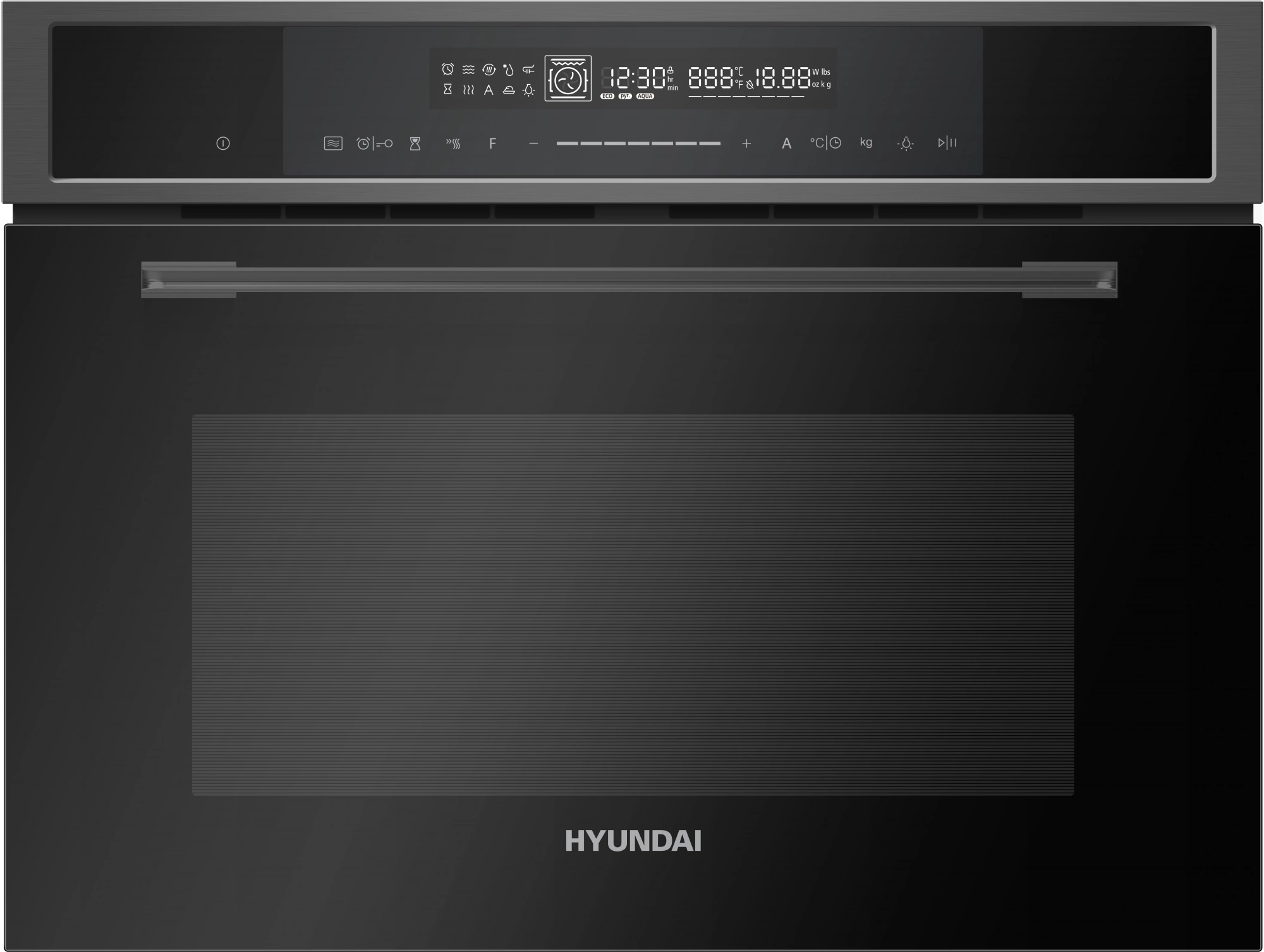 Духовой шкаф Электрический Hyundai HMEO 6580 DX черный Духовой шкаф Электрический Hyundai HMEO 6580 DX черный