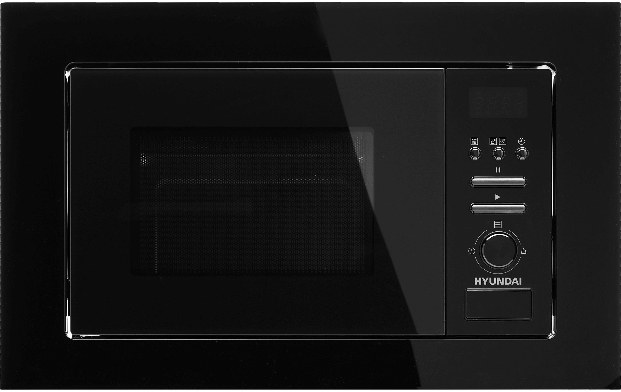 Микроволновая печь Hyundai HBW 2040 BG 20л. 800Вт черный (встраиваемая) Микроволновая печь Hyundai HBW 2040 BG 20л. 800Вт черный (встраиваемая)