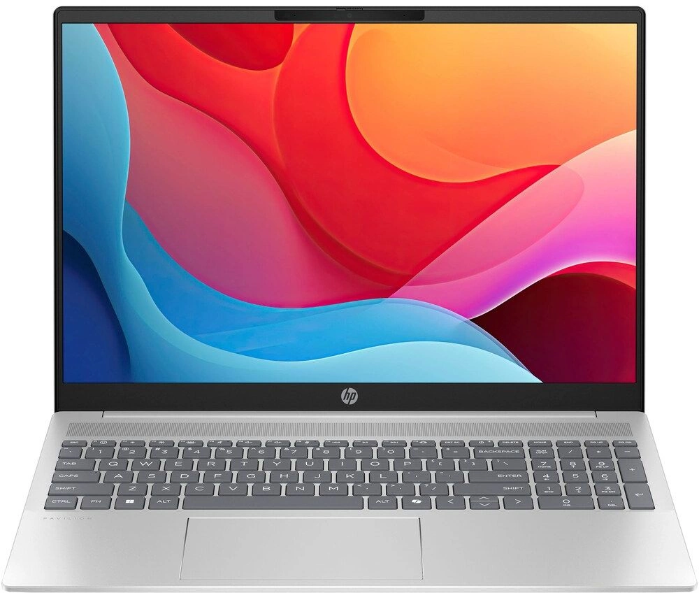 Ноутбук HP Pavilion 16-ag0008ny Ryzen 5 8540U 16Gb SSD512Gb AMD Radeon Graphics 16" IPS WUXGA (1920x1200) FreeDOS silver WiFi BT Cam (B90TJEA)