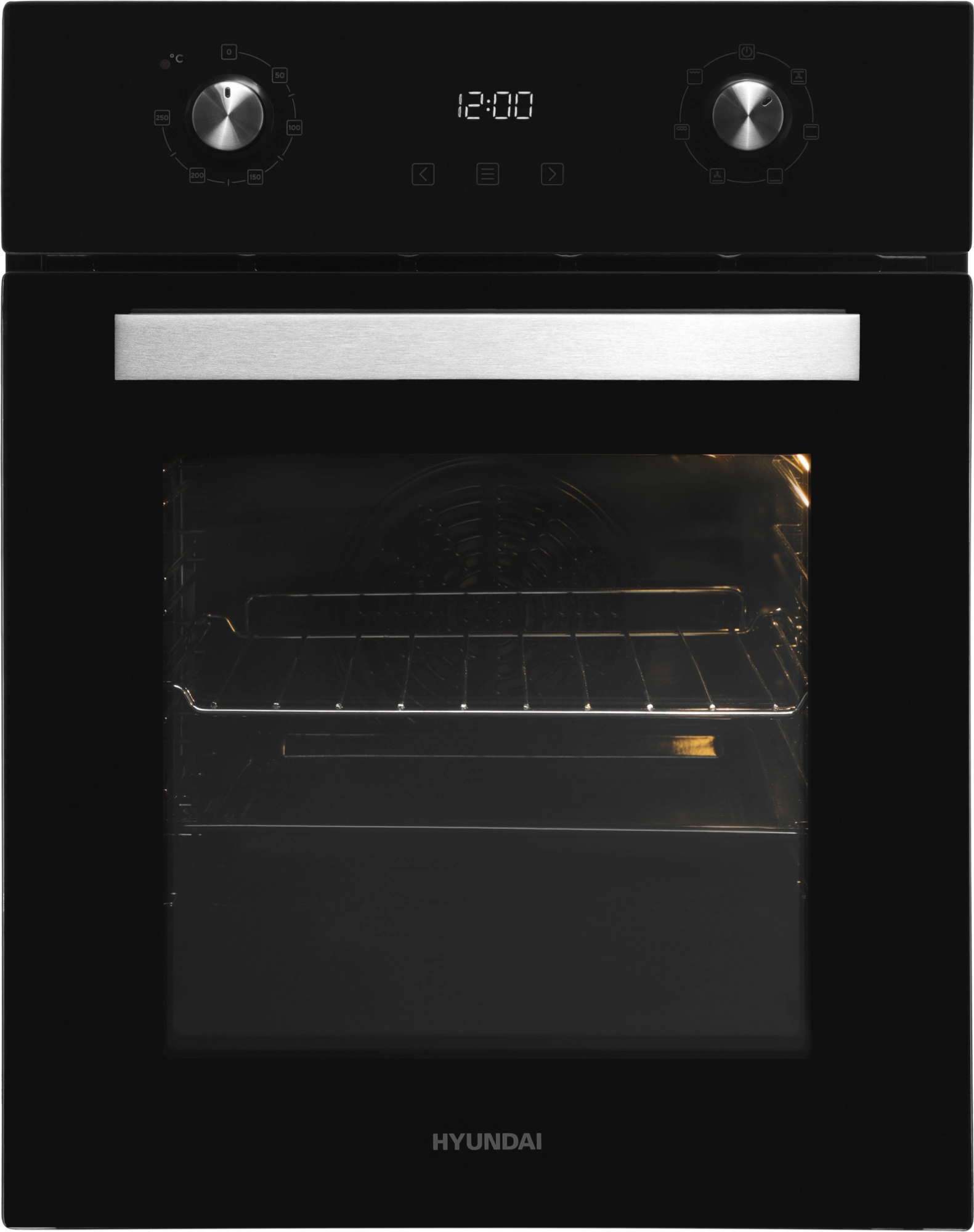 Духовой шкаф Электрический Hyundai HEO 45411 BG черный