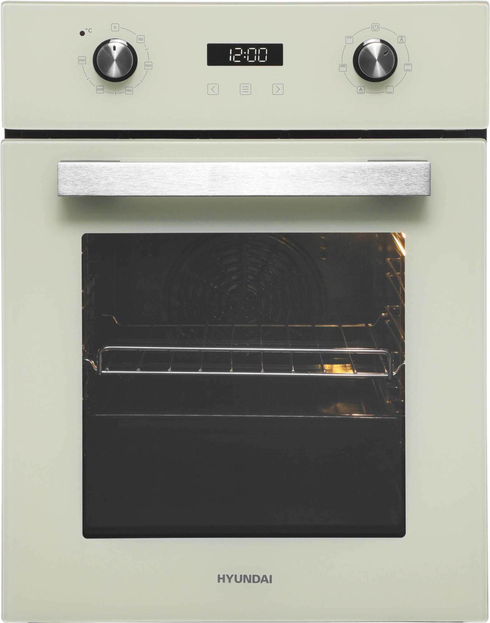 Духовой шкаф Электрический Hyundai HEO 45411 BE стекло бежевое