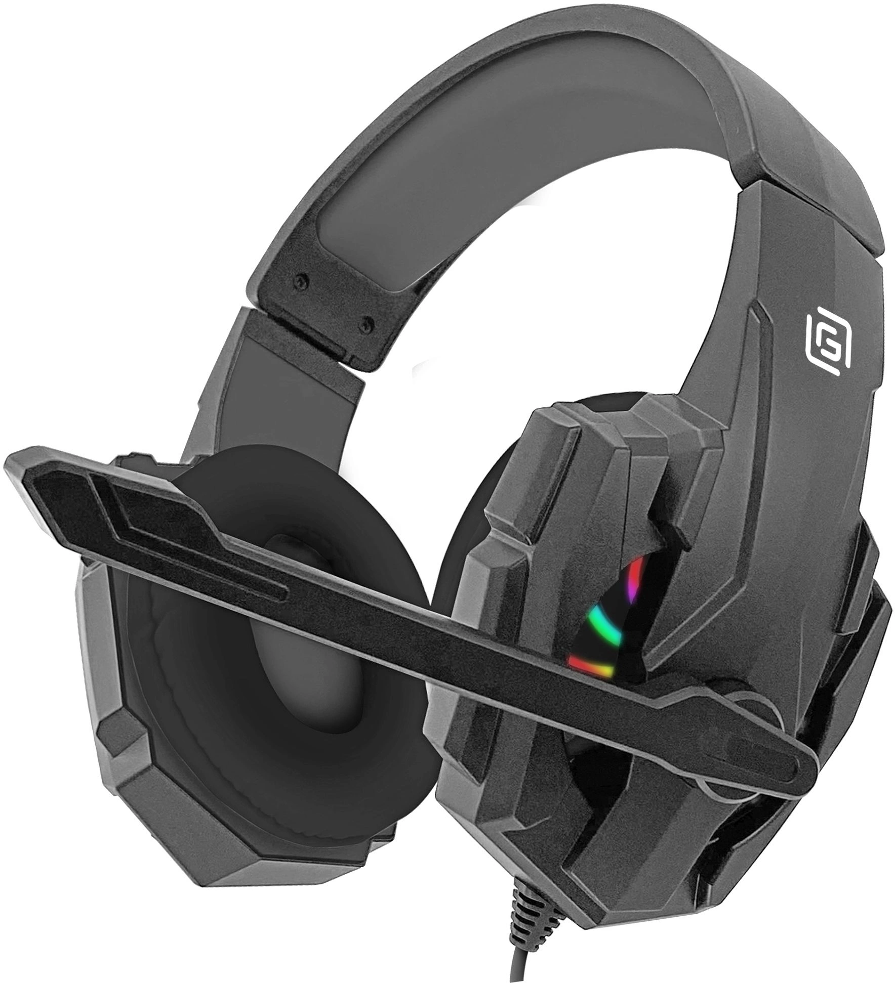 Наушники с микрофоном Оклик HS-L355G черный 1.8м мониторные оголовье (1939807) Наушники с микрофоном Оклик HS-L355G черный 1.8м мониторные оголовье (1939807)