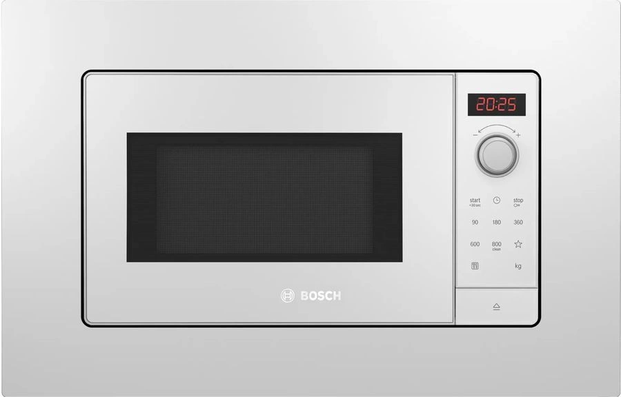 Микроволновая печь Bosch BFL623MW3 20л. 800Вт белый (встраиваемая) Микроволновая печь Bosch BFL623MW3 20л. 800Вт белый (встраиваемая)