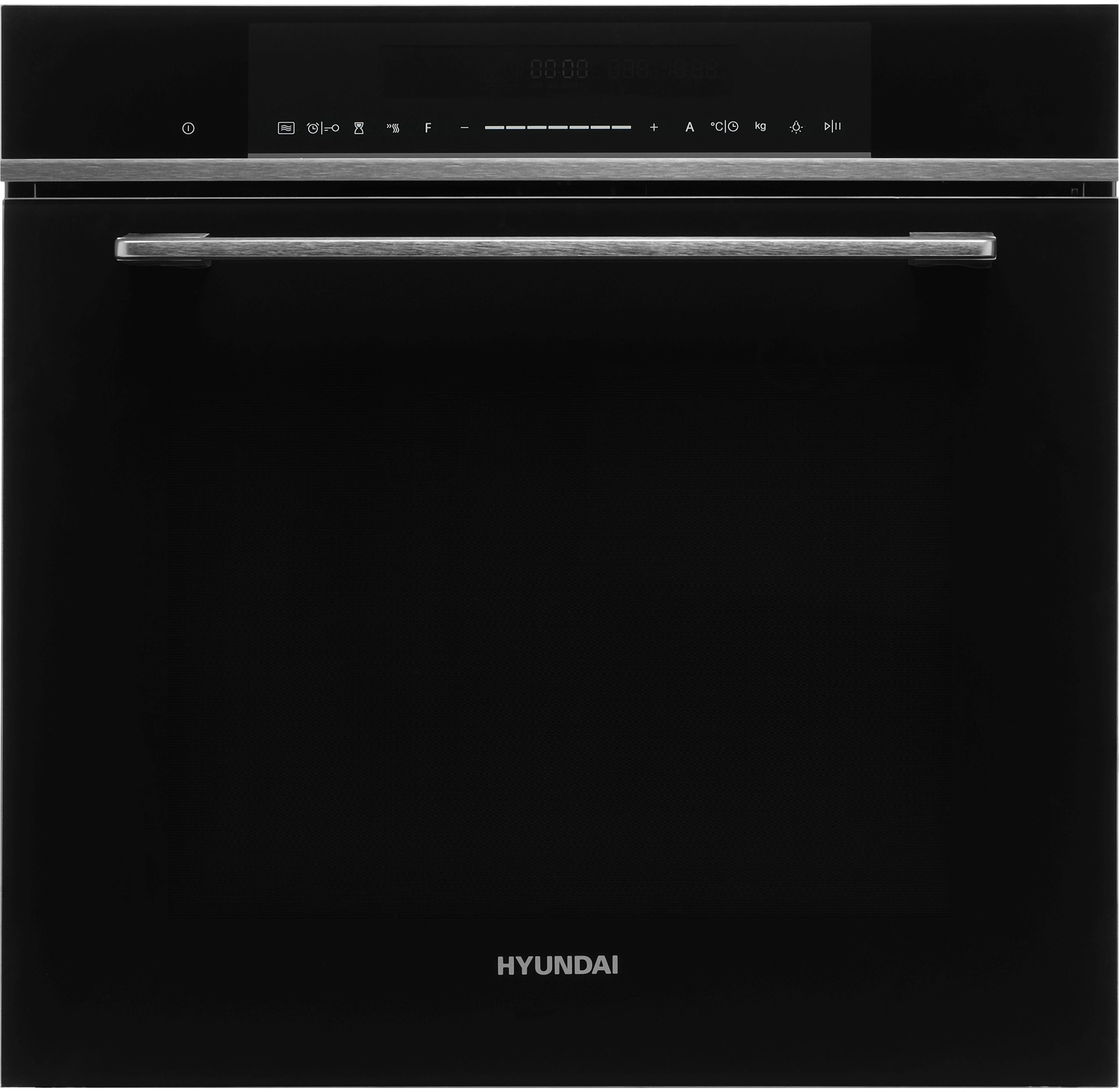 Духовой шкаф Электрический Hyundai HMEO 6780 DX черное стекло/серебристый Духовой шкаф Электрический Hyundai HMEO 6780 DX черное стекло/серебристый