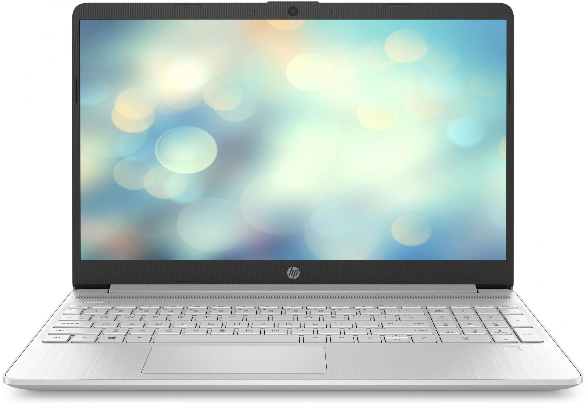 Ноутбук HP 15s-fq5016ny Core i7 1255U 16Gb SSD512Gb Intel Iris Xe graphics 15.6" IPS FHD (1920x1080) FreeDOS silver WiFi BT Cam (7C1T8EA)