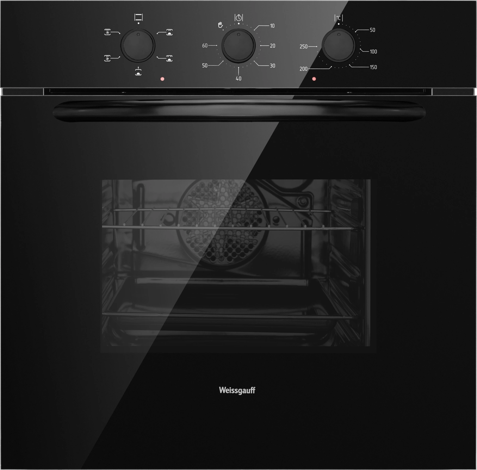 Духовой шкаф Электрический Weissgauff EOV 186 LB черный Духовой шкаф Электрический Weissgauff EOV 186 LB черный