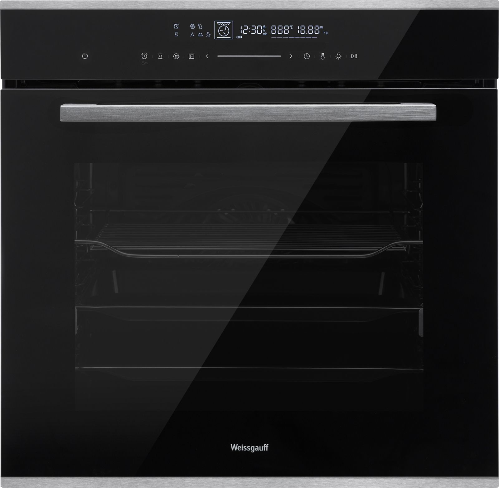 Духовой шкаф Электрический Weissgauff EOM 791 SDBSX черный/нержавеющая сталь Духовой шкаф Электрический Weissgauff EOM 791 SDBSX черный/нержавеющая сталь