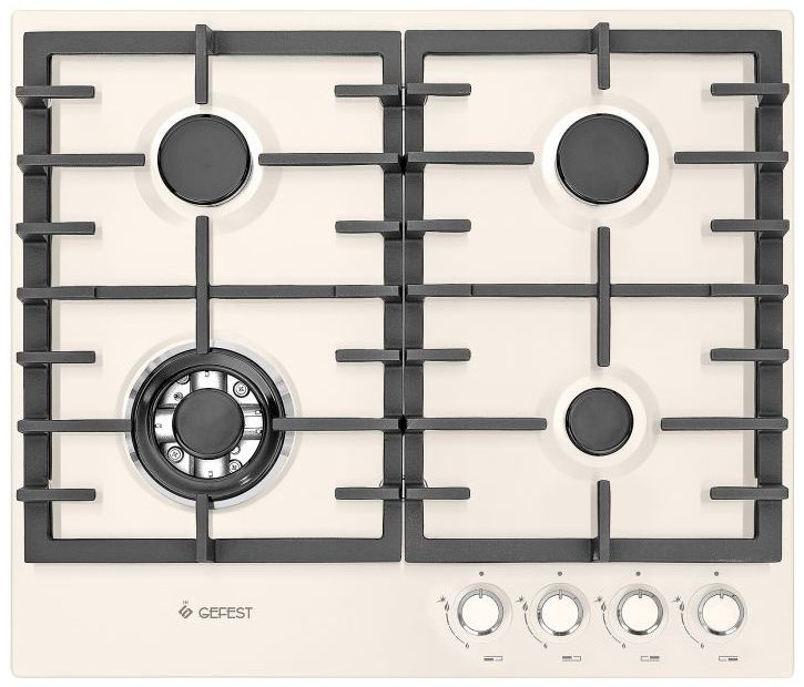 Газовая варочная поверхность Gefest ПВГ 1214-01 К81 кремовый Газовая варочная поверхность Gefest ПВГ 1214-01 К81 кремовый