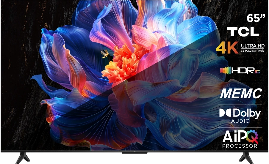 Телевизор LED TCL 65" 65P6K черный 4K Ultra HD 60Hz DVB-T DVB-T2 DVB-C DVB-S DVB-S2 USB WiFi Smart TV