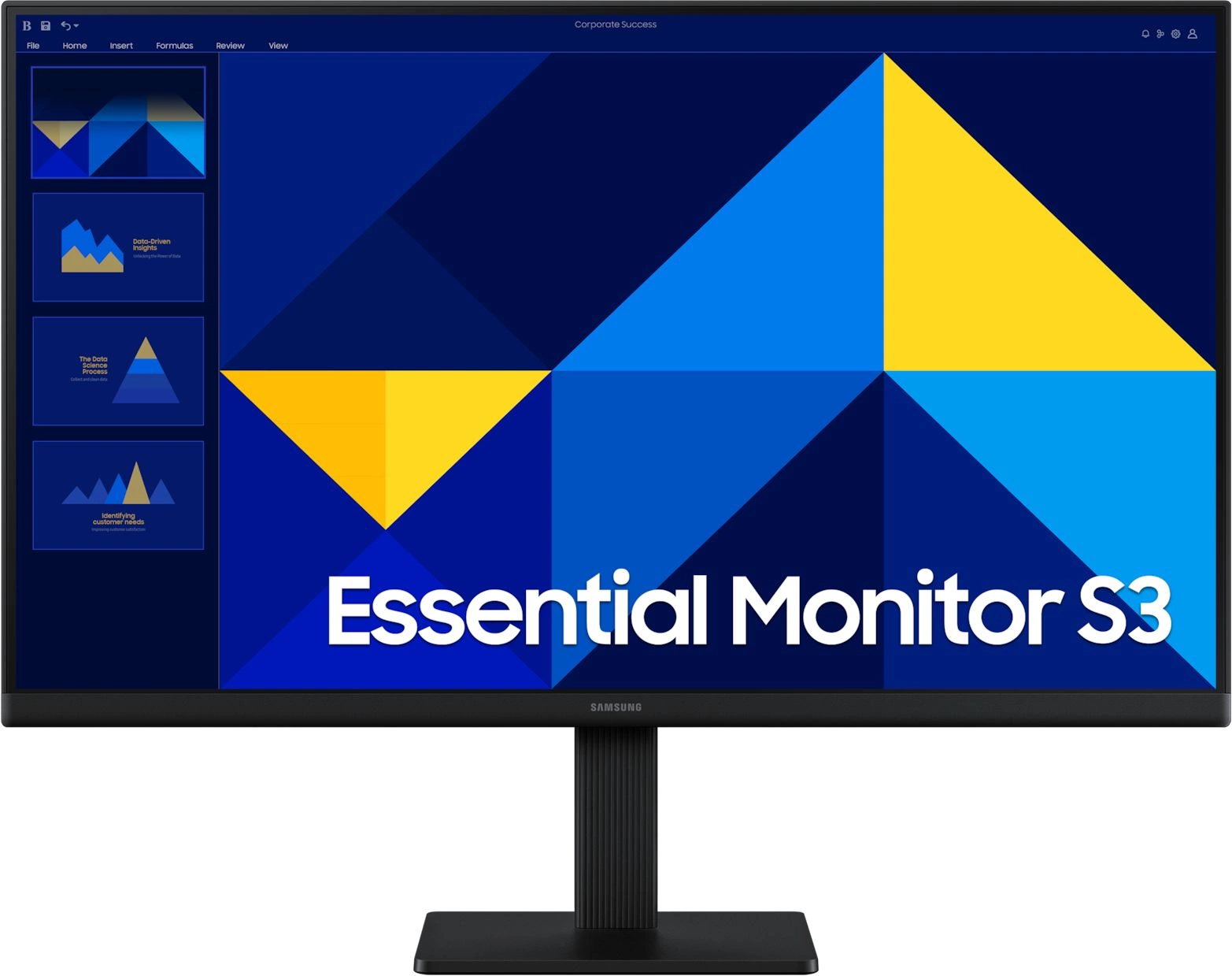 Монитор Samsung 24" Essential S3 S24D300GAIXCI черный IPS LED 16:9 HDMI матовая 250cd 178гр/178гр 1920x1080 100Hz VGA FHD USB 2.4кг Монитор Samsung 24" Essential S3 S24D300GAIXCI черный IPS LED 16:9 HDMI матовая 250cd 178гр/178гр 1920x1080 100Hz VGA FHD USB 2.4кг