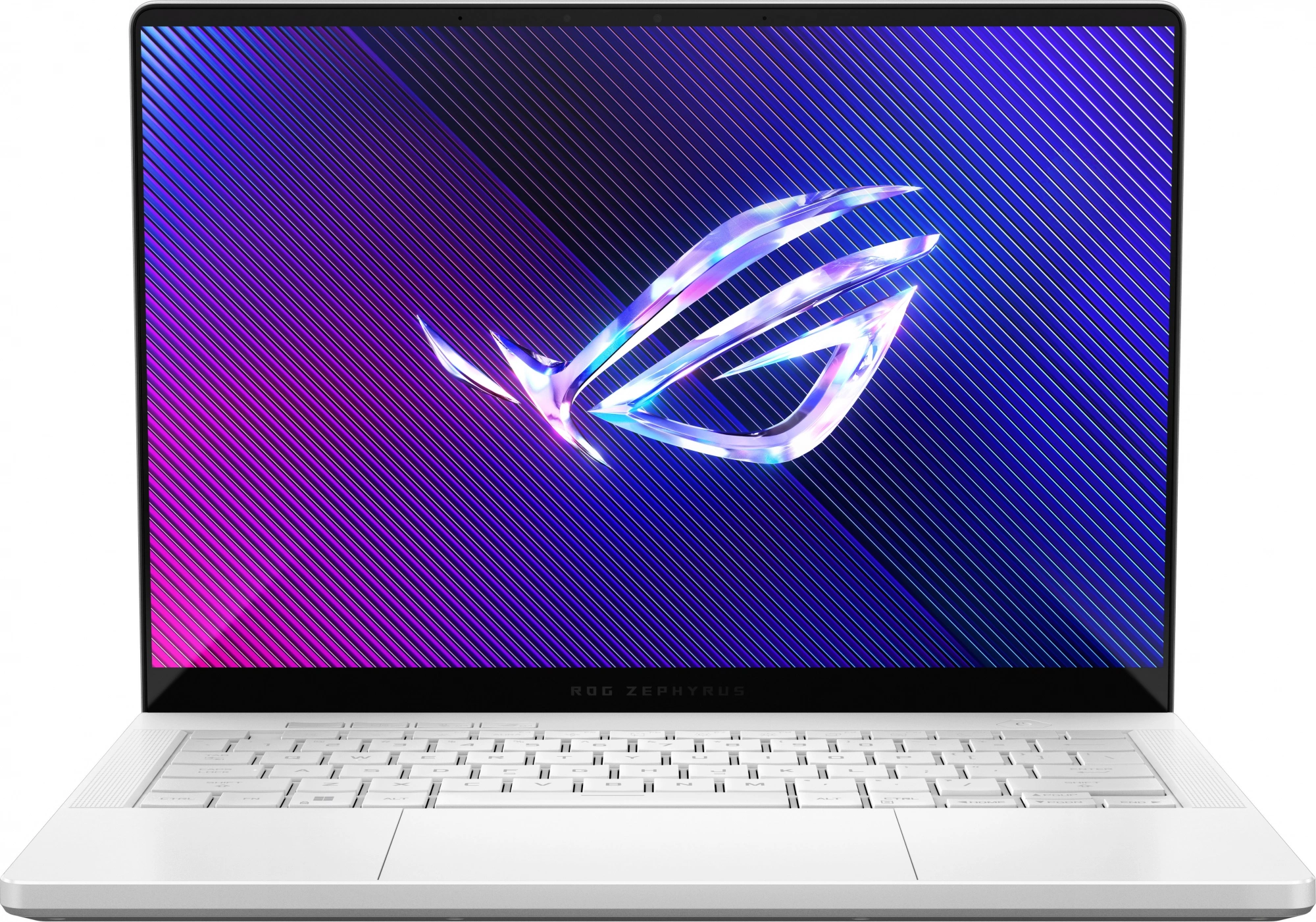 Ноутбук Asus ROG Zephyrus G14 GA403UU-QS080 Ryzen 7 8845HS 16Gb SSD1Tb NVIDIA GeForce RTX4050 6Gb 14" OLED 3K (2880x1800) без ОС white WiFi BT Cam (90NR0HZ2-M003V0)