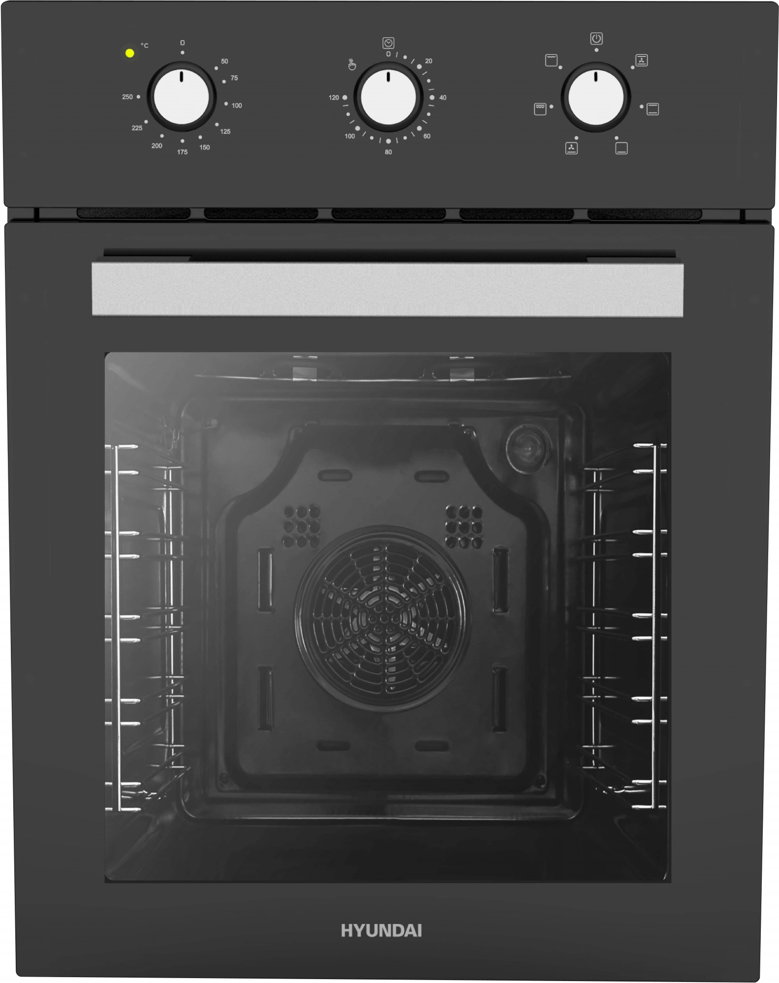 Духовой шкаф Электрический Hyundai HEO 45311 BG черный