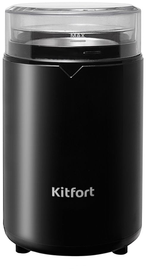 Кофемолка Kitfort КТ-1314 150Вт сист.помол.:ротац.нож вместим.:60гр черный Кофемолка Kitfort КТ-1314 150Вт сист.помол.:ротац.нож вместим.:60гр черный