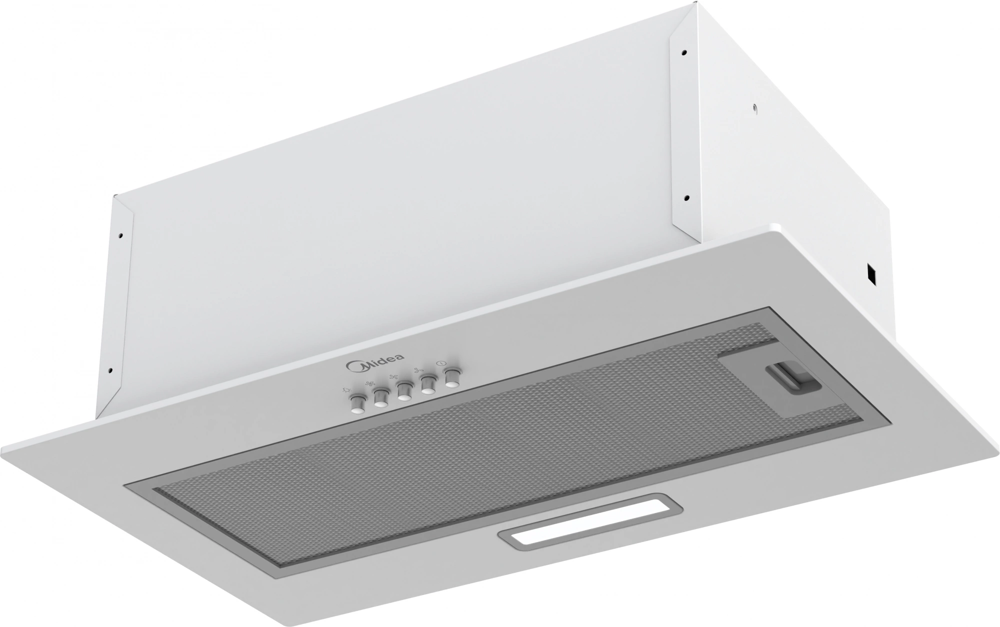Вытяжка встраиваемая Midea MH60I301W белый управление: кнопочное (1 мотор) Вытяжка встраиваемая Midea MH60I301W белый управление: кнопочное (1 мотор)