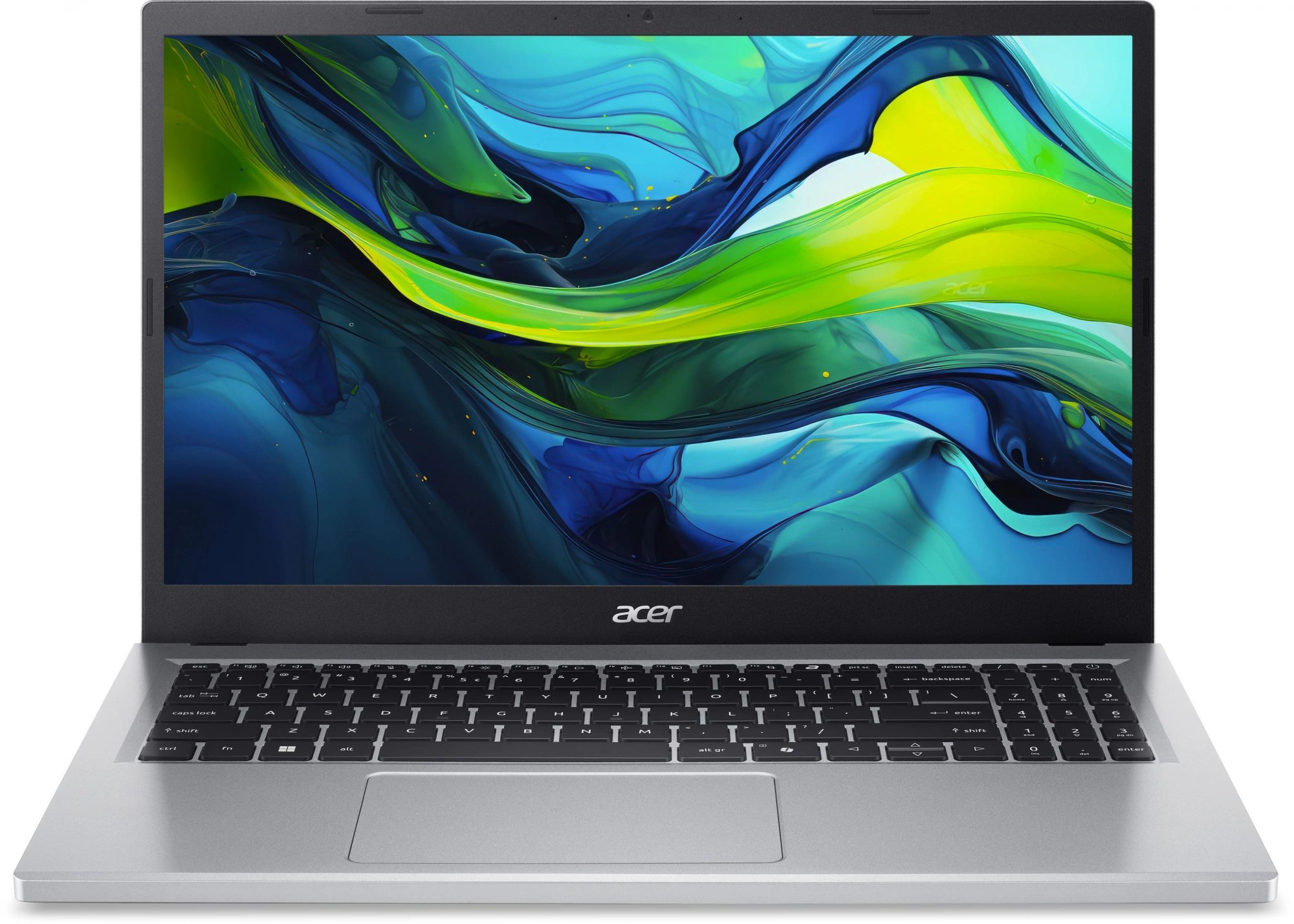 Ноутбук Acer Aspire Go AG15-31P-37M3 Core i3 N305 16Gb SSD512Gb Intel UHD Graphics 15.6" TN FHD (1920x1080) без ОС silver WiFi BT Cam (NX.KX5CD.00B)