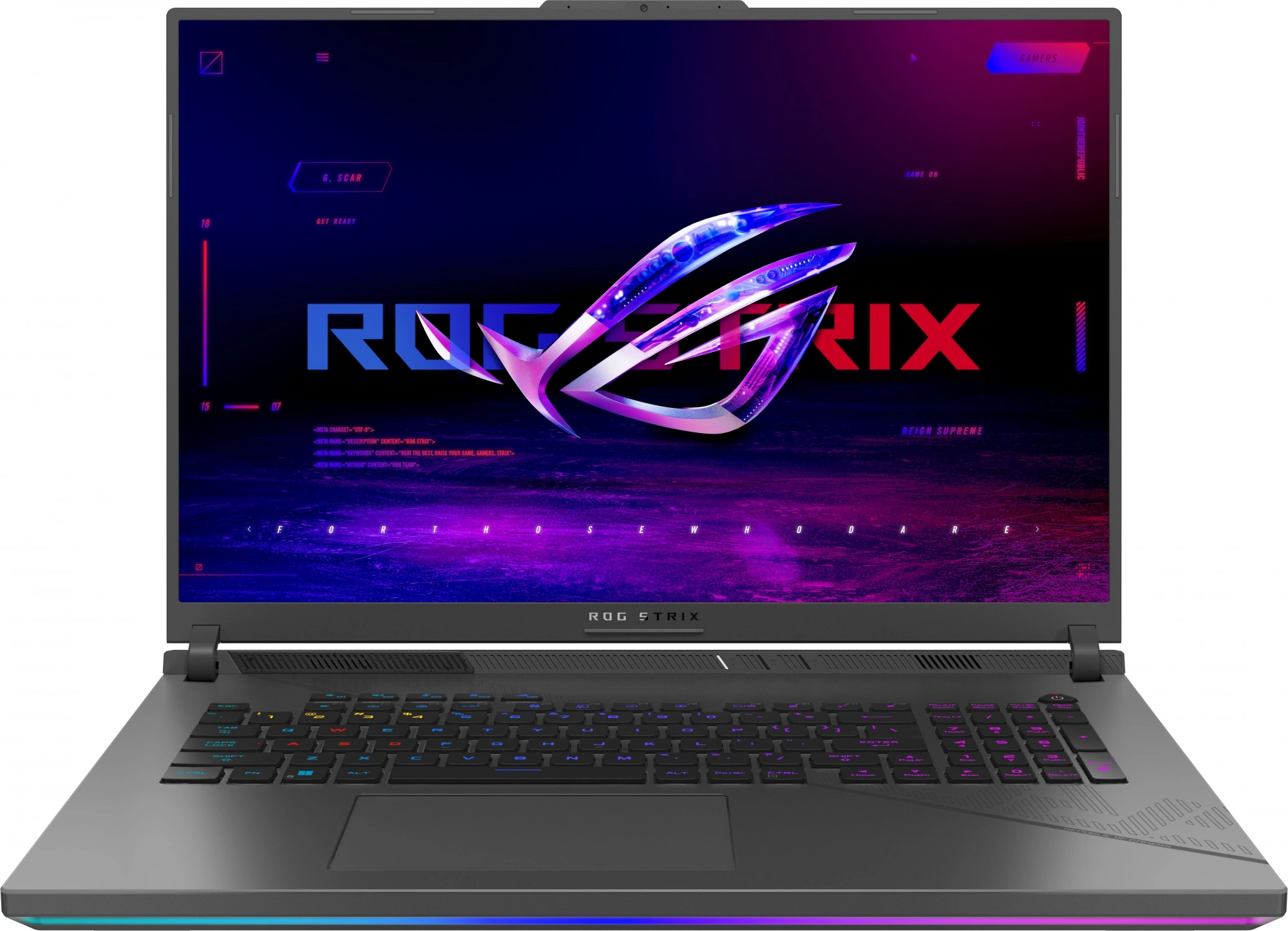 Ноутбук Asus ROG Strix G18 G814JIR-N6048 Core i9 14900HX 16Gb SSD1Tb NVIDIA GeForce RTX4070 8Gb 18" IPS WQXGA (2560x1600) без ОС grey WiFi BT Cam (90NR0ID6-M002E0) Ноутбук Asus ROG Strix G18 G814JIR-N6048 Core i9 14900HX 16Gb SSD1Tb NVIDIA GeForce RTX4070 8Gb 18" IPS WQXGA (2560x1600) без ОС grey WiFi BT Cam (90NR0ID6-M002E0)
