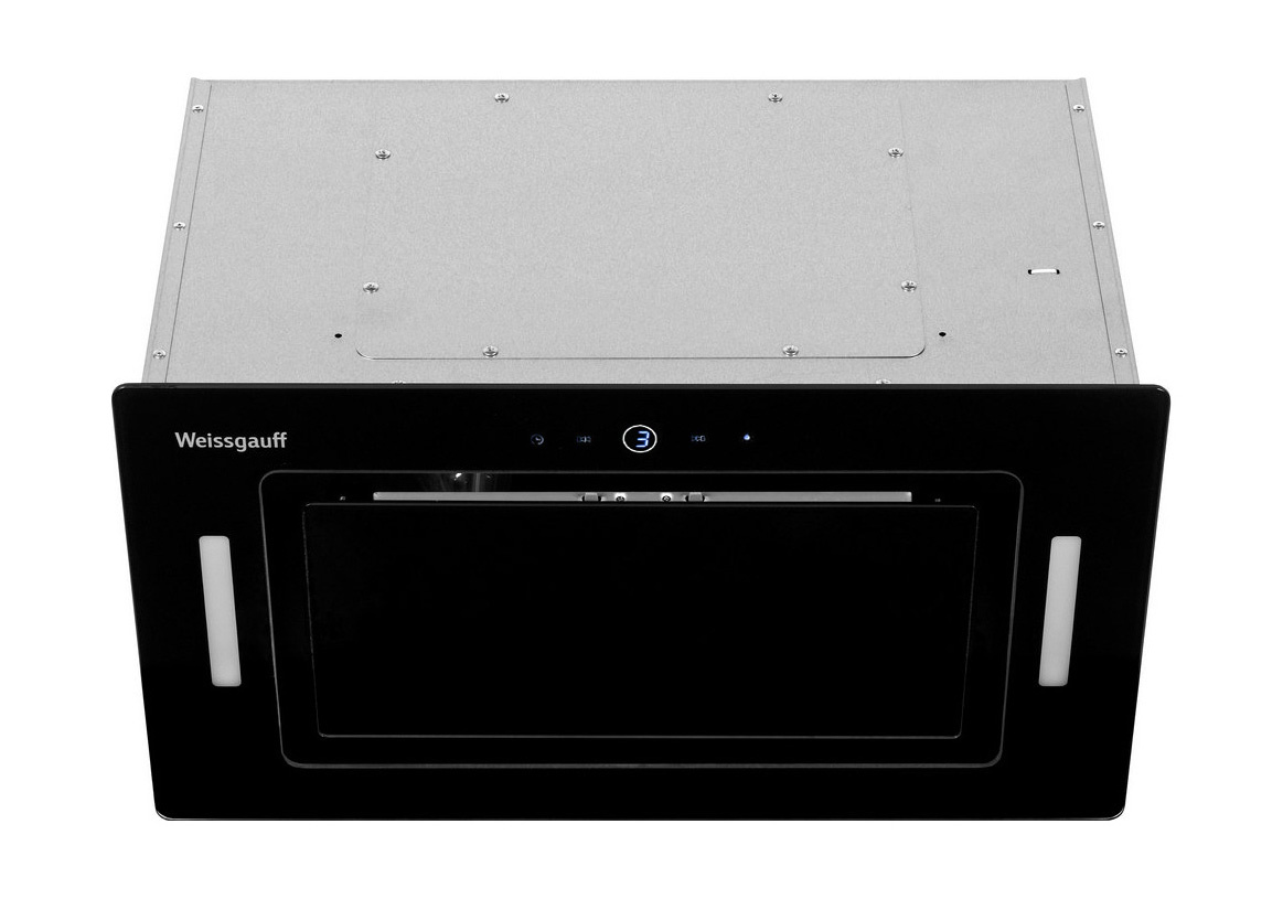 Вытяжка встраиваемая Weissgauff Aura 1200 Remote черный управление: сенсорное (1 мотор) Вытяжка встраиваемая Weissgauff Aura 1200 Remote черный управление: сенсорное (1 мотор)