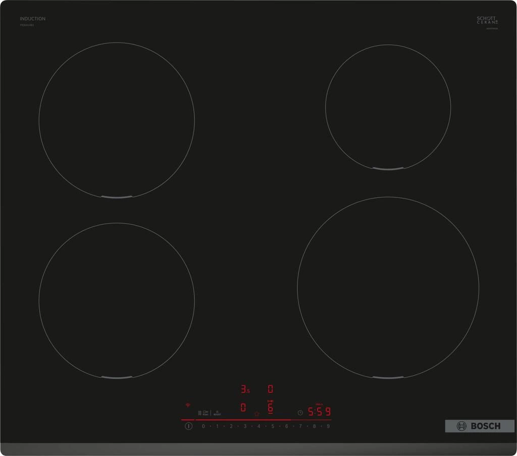 Индукционная варочная поверхность Bosch PIE631HB1E черный Индукционная варочная поверхность Bosch PIE631HB1E черный