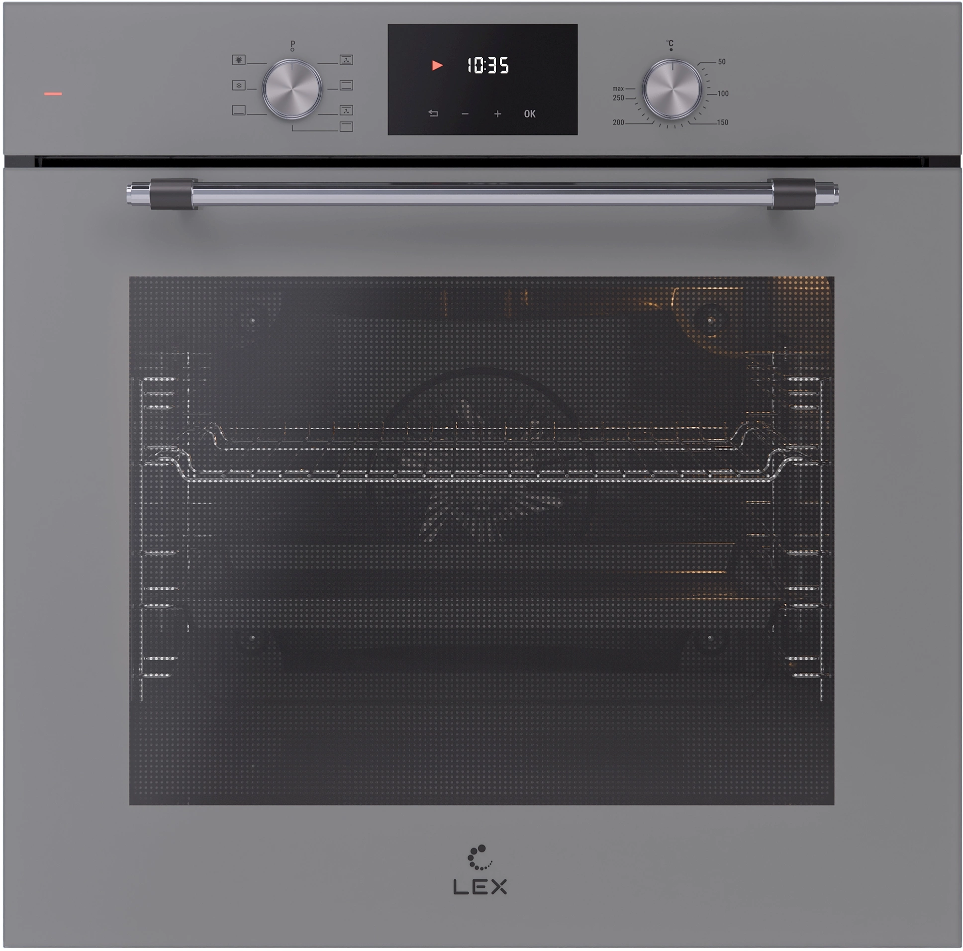 Духовой шкаф Электрический Lex EDP 671 GR MAX серый Духовой шкаф Электрический Lex EDP 671 GR MAX серый