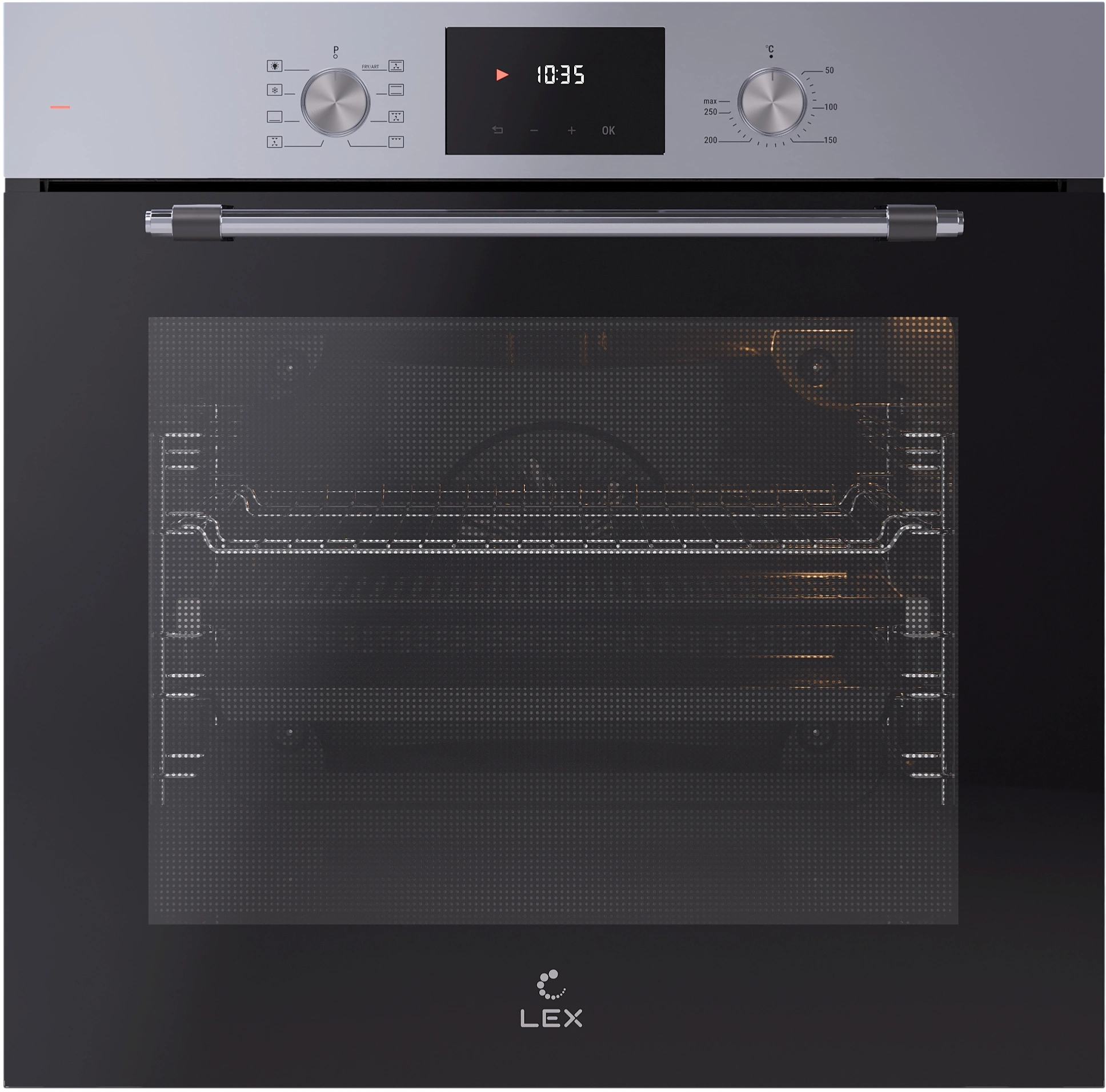 Духовой шкаф Электрический Lex EDP 680 IX MAX нержавеющая сталь Духовой шкаф Электрический Lex EDP 680 IX MAX нержавеющая сталь