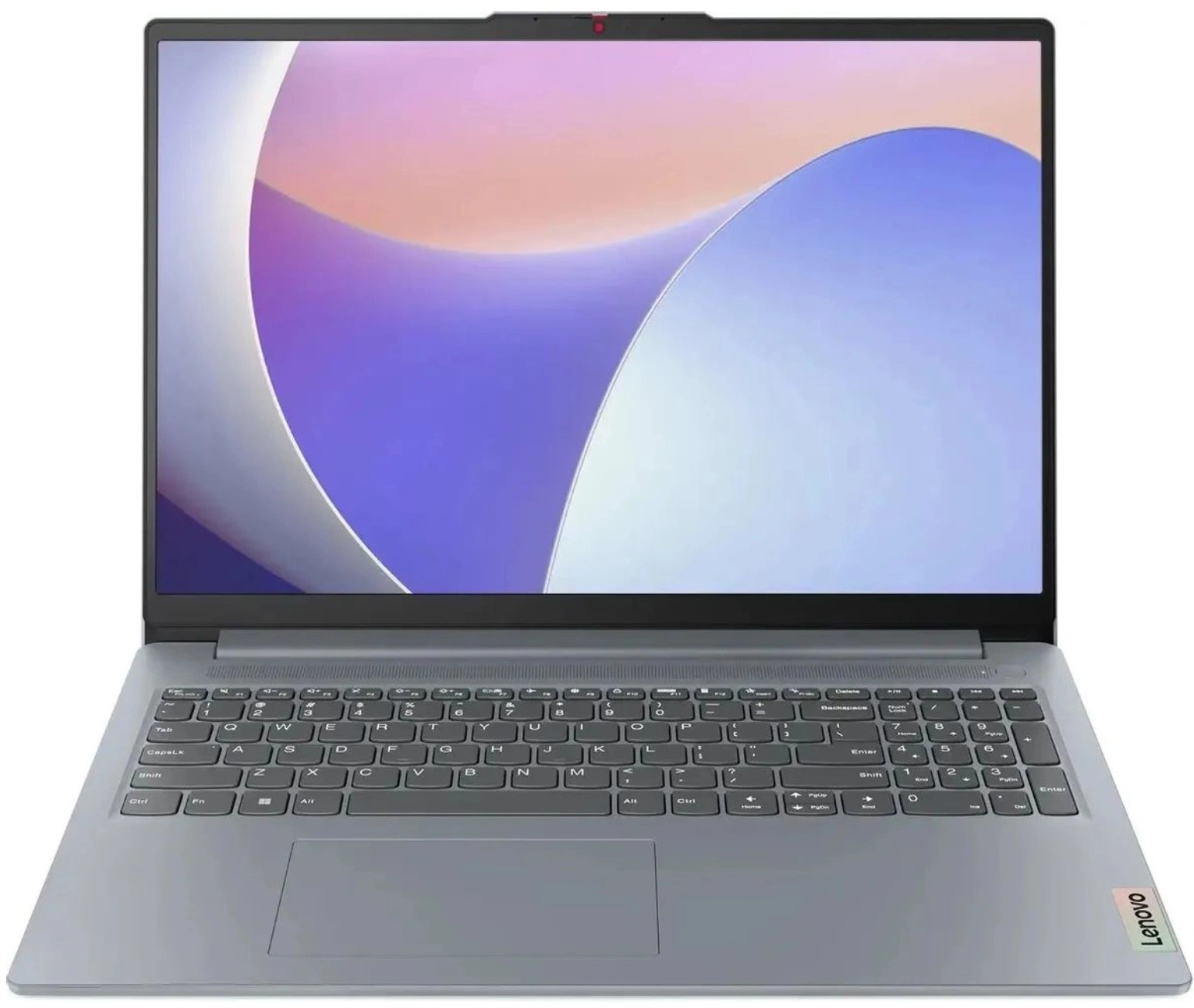 Ноутбук Lenovo IdeaPad Slim 3 15IRU8 Core i3 1305U 8Gb SSD256Gb Intel UHD Graphics 15.6" TN FHD (1920x1080) без ОС grey WiFi BT Cam (82X700BWPS)