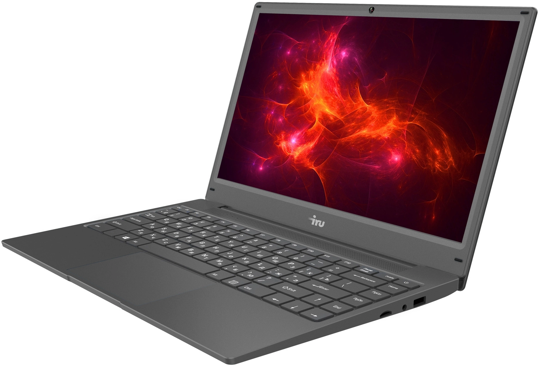 Ноутбук IRU Калибр 14TLH Core i3 1115G4 8Gb SSD1Tb Intel UHD Graphics 14.1" IPS FHD (1920x1080) FreeDOS grey WiFi BT Cam 4500mAh (1912669)