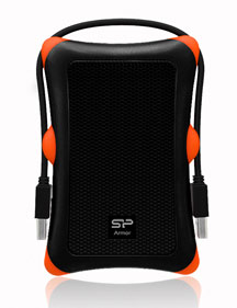 Жесткий диск Silicon Power USB3.0 1TB SP010TBPHDA30S3K A30 SP010TBPHDA30S3K Armor 2.5" черный