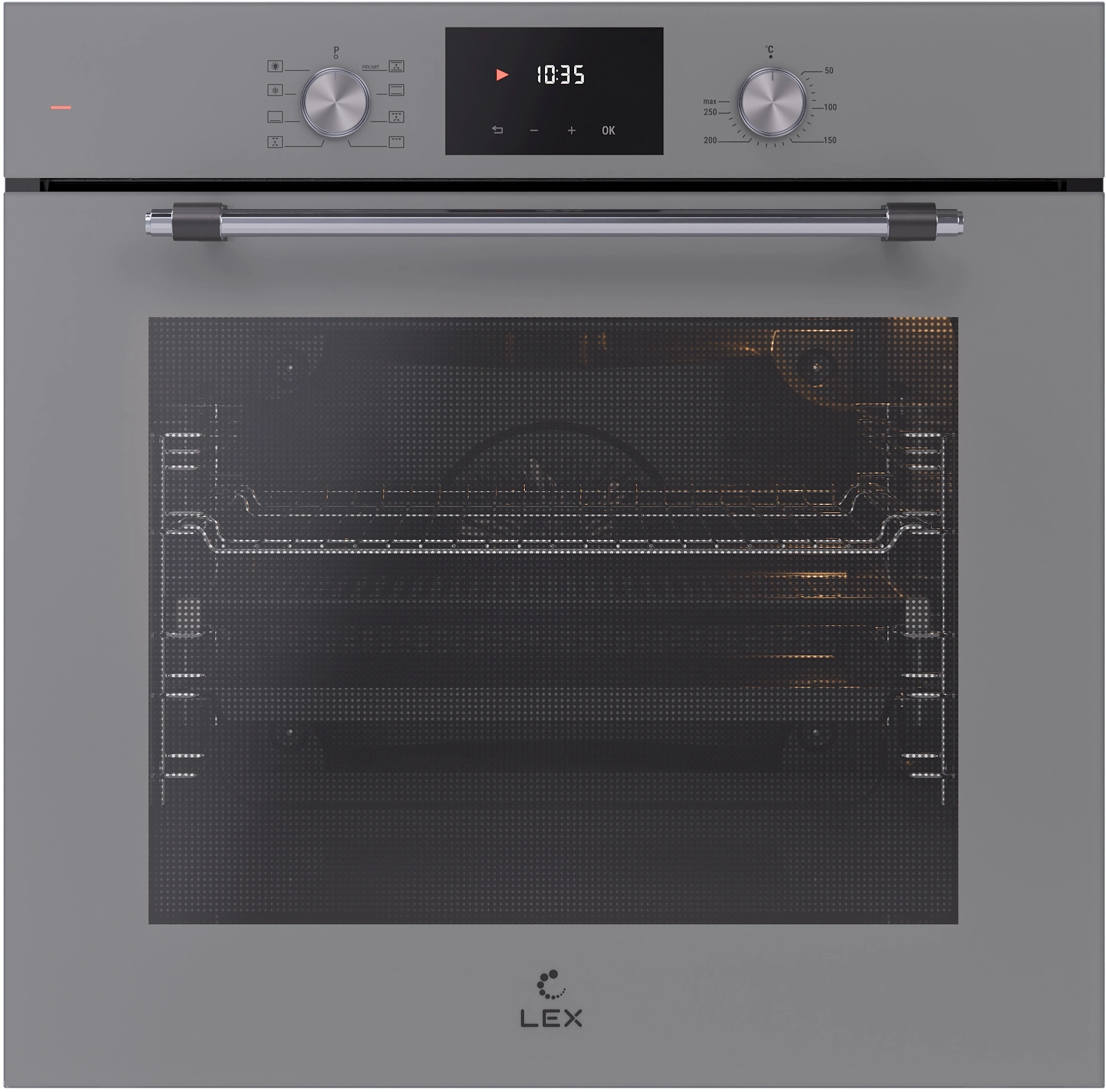 Духовой шкаф Электрический Lex EDP 680 GR MAX серый Духовой шкаф Электрический Lex EDP 680 GR MAX серый