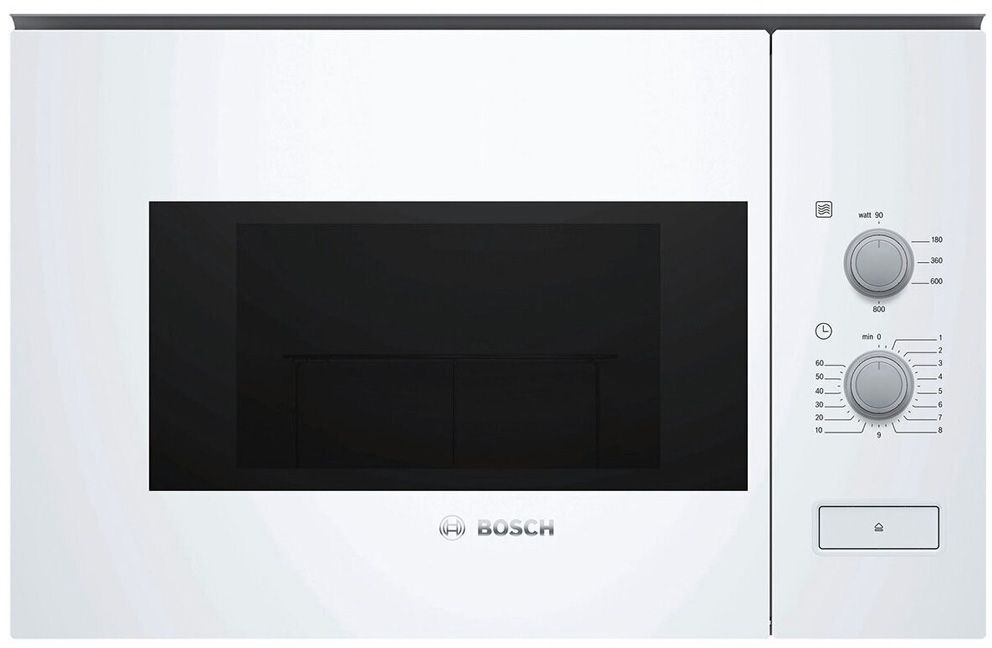 Микроволновая печь Bosch BFL520MW0 20л. 800Вт белый (встраиваемая) Микроволновая печь Bosch BFL520MW0 20л. 800Вт белый (встраиваемая)