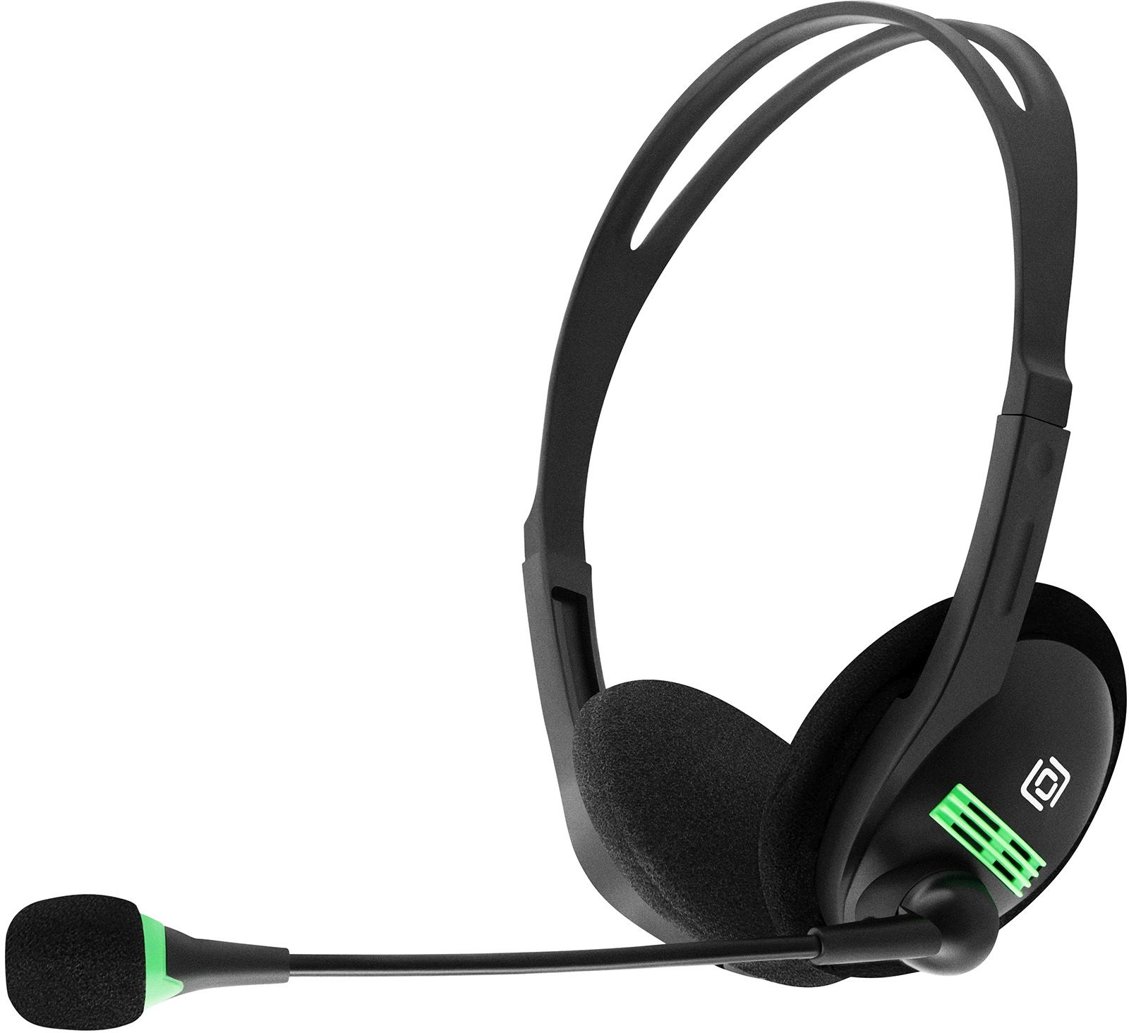 Наушники с микрофоном Оклик HS-M100 черный 1.8м накладные оголовье (1532004) Наушники с микрофоном Оклик HS-M100 черный 1.8м накладные оголовье (1532004)