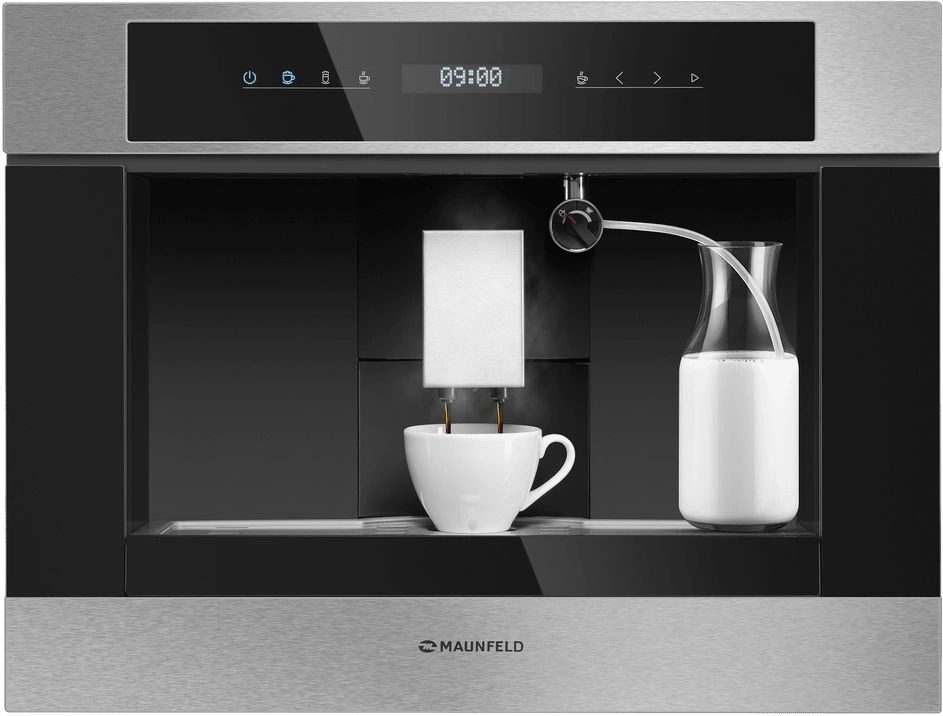 Кофемашина Maunfeld AMCM1503S 1500Вт серебристый Кофемашина Maunfeld AMCM1503S 1500Вт серебристый