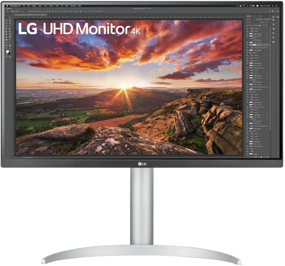Монитор LG 27" UltraFine 27UP850N-W белый IPS LED 16:9 HDMI M/M матовая HAS Piv 400cd 178гр/178гр 3840x2160 60Hz DP 4K USB 5.9кг Монитор LG 27" UltraFine 27UP850N-W белый IPS LED 16:9 HDMI M/M матовая HAS Piv 400cd 178гр/178гр 3840x2160 60Hz DP 4K USB 5.9кг